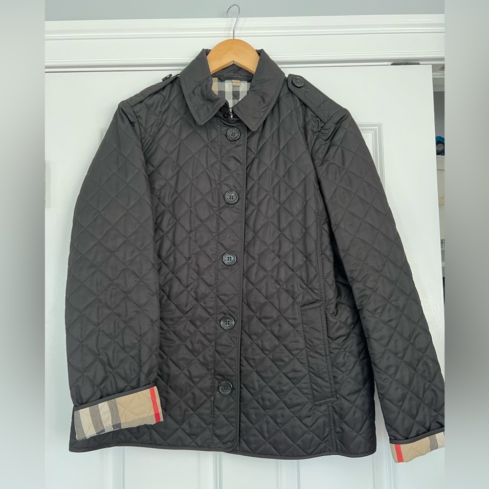 Burberry quilted jacket